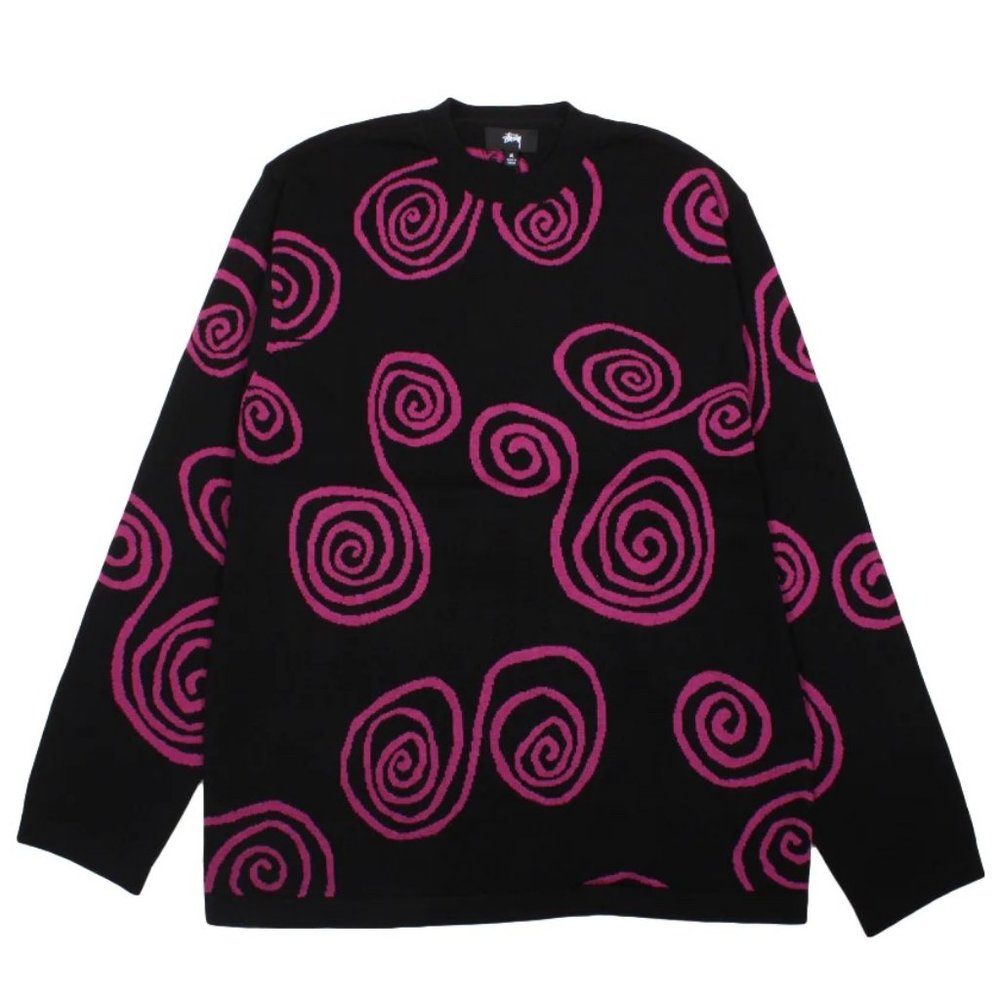 NWT Stussy Hand Drawn S Swirl Sweater